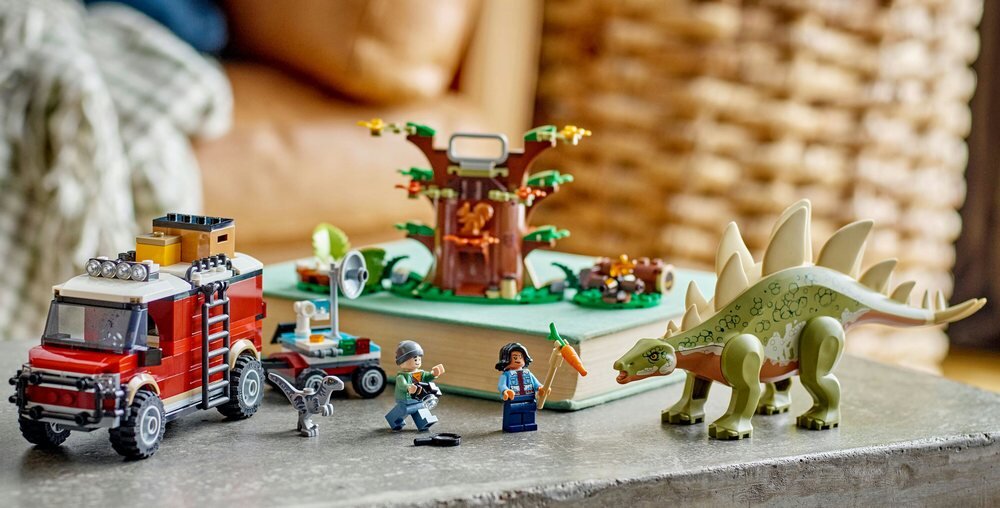 LEGO 76965 Jurassic World Dinomisje: odkrycie stegozaura    opis