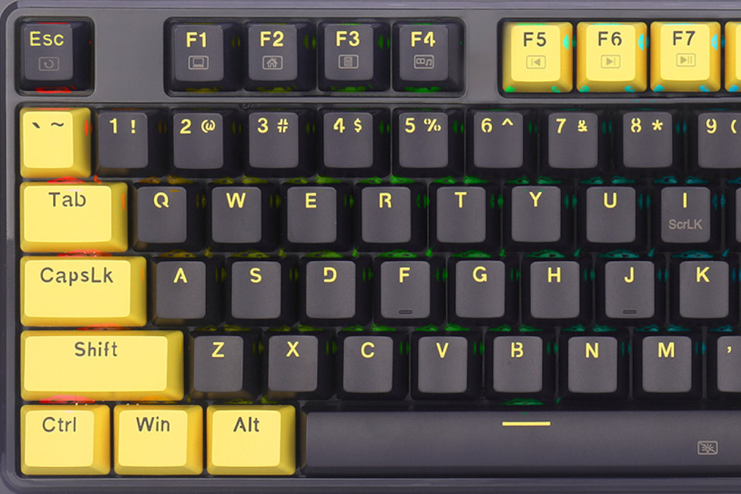 Klawiatura REDRAGON ELF K649PY RGB wytrzymałość modowanie szybkość wymiana garczy rgb wyposażenie