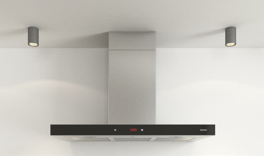 SOLGAZ-OT-90 okap przyścienny pozbycie zapach tryb pochłaniacz sprawnie filtruje prędkość pracy filtr aluminiowy przeciwtłuszczowy tłuste osady meble ściany ruch dłoni timer