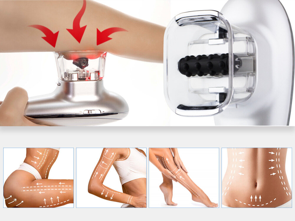 Masażer antycellulitowy DIFORO Dif-Vacuum Redukcja cellulitu wspomaga rozbijanie komórek tłuszczowych i wygładza skórę już po kilku sesjach