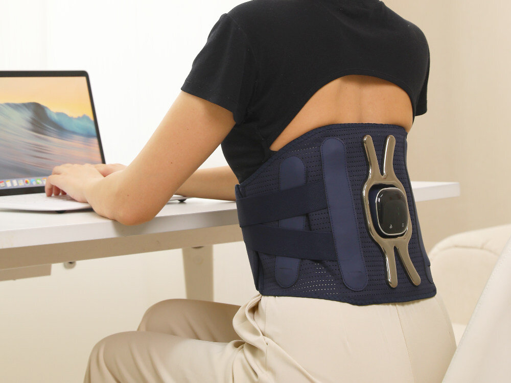 Masażer do pleców DIFORO DiF-Injury Na zmęczone plecy na bóle pleców, napięcie mięśni i zmęczenie po całym dniu masażu wibracyjnego i kojącego ciepła relaks regeneracja