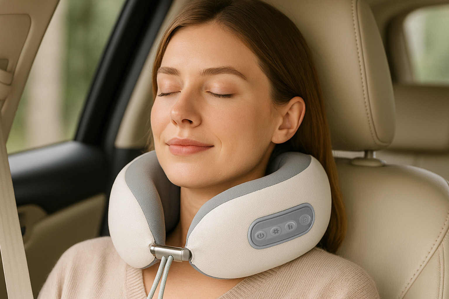 Kołnierz masujący DIFORO DiF-Travel-KDG wygląd design tło wizualizacja W domowym zaciszu