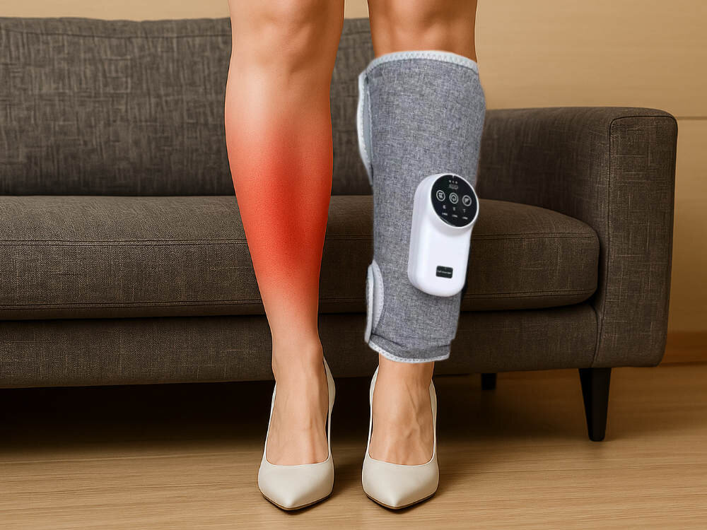 Masażer DIFORO DiF-Press-Mini Elegancki i lekki design Smukła, przenośna konstrukcja i wysokiej jakości materiały dopasowanie regulowane zapięcia na rzepy dopasownaie