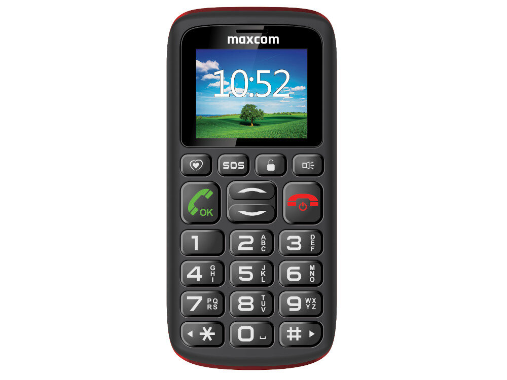 Telefon MAXCOM MM428 funkcja glosnomowiaca dual sim