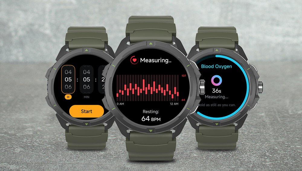 SMARTWATCH HAMMER WATCH 2 MILITARY EDITION Monitoruj 