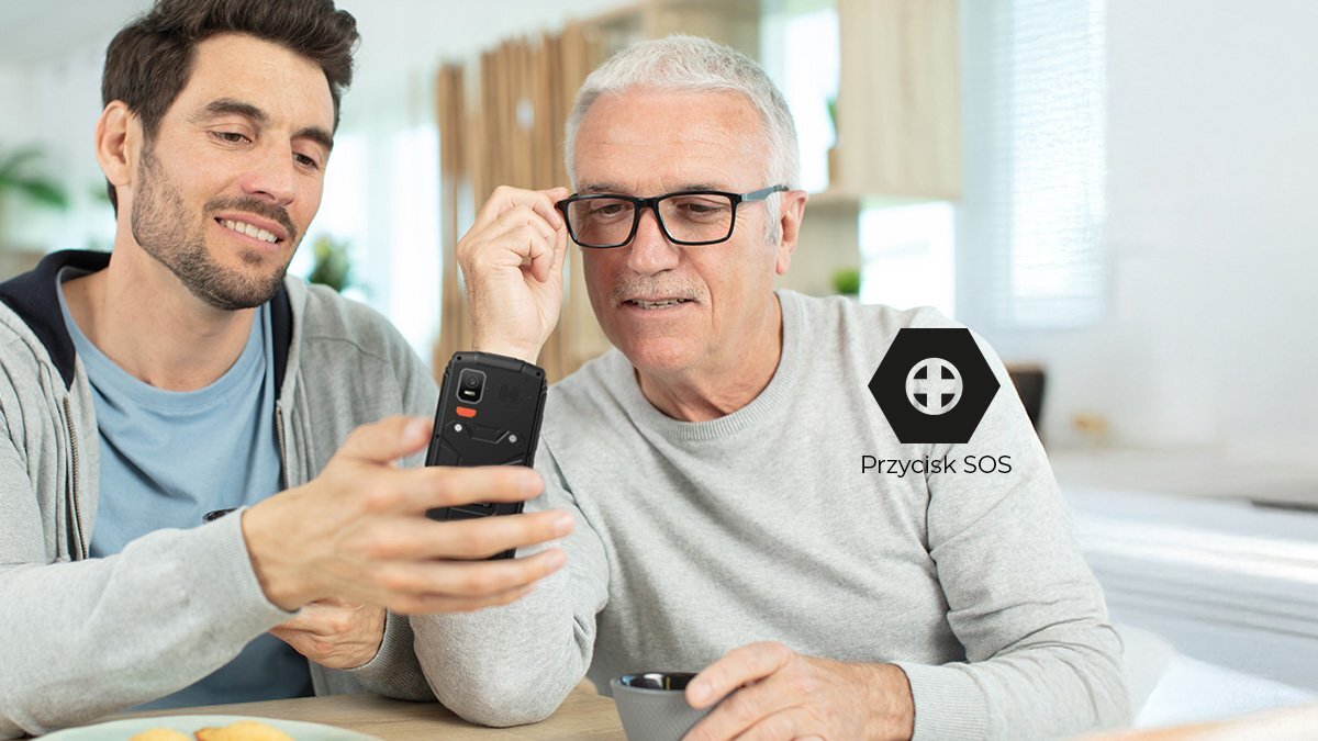 Telefon MYPHONE Hammer Horizon Przycisk SOS  