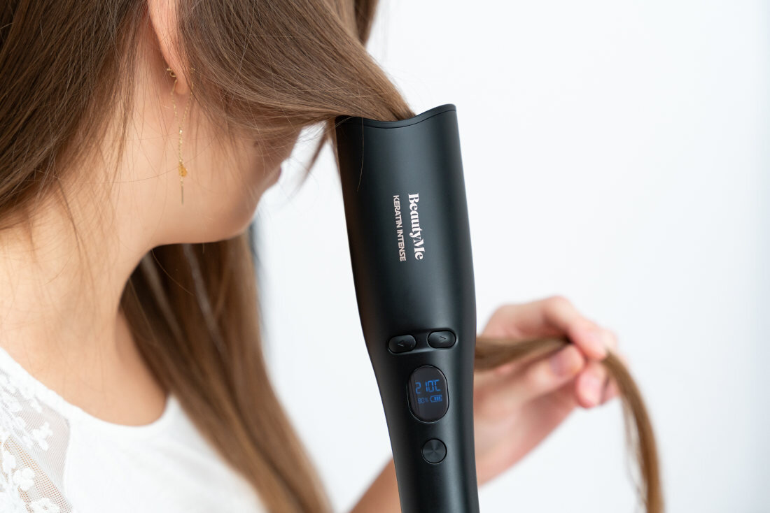 Lokówka automatyczna BEAUTYME by GÖTZE & JENSEN Keratin Intense HC950 efekty