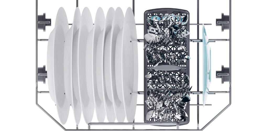 Zmywarka CANDY CF0C7SB0FX dolny kosz składane uchwyty talerze przestrzeń duże Naczynia