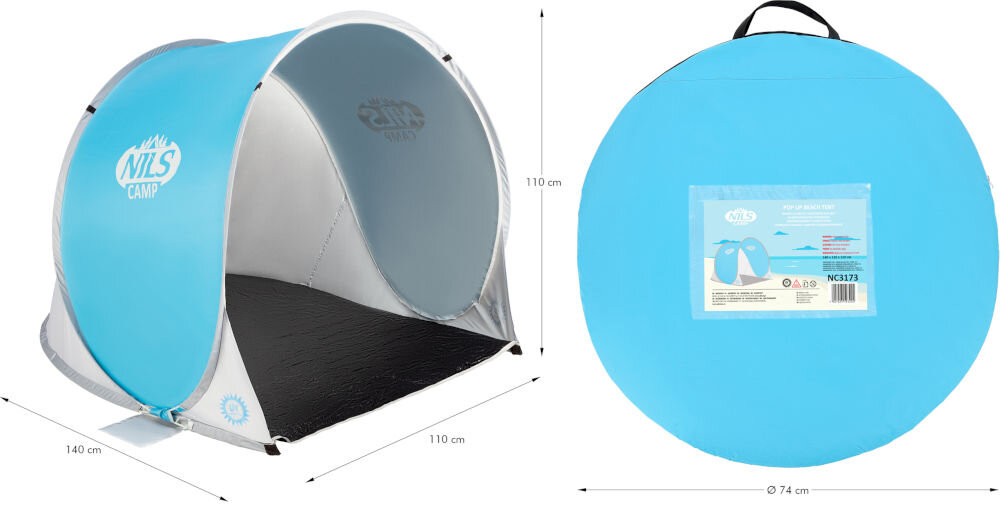 Namiot NILS CAMP NC3173 wymiary zestaw