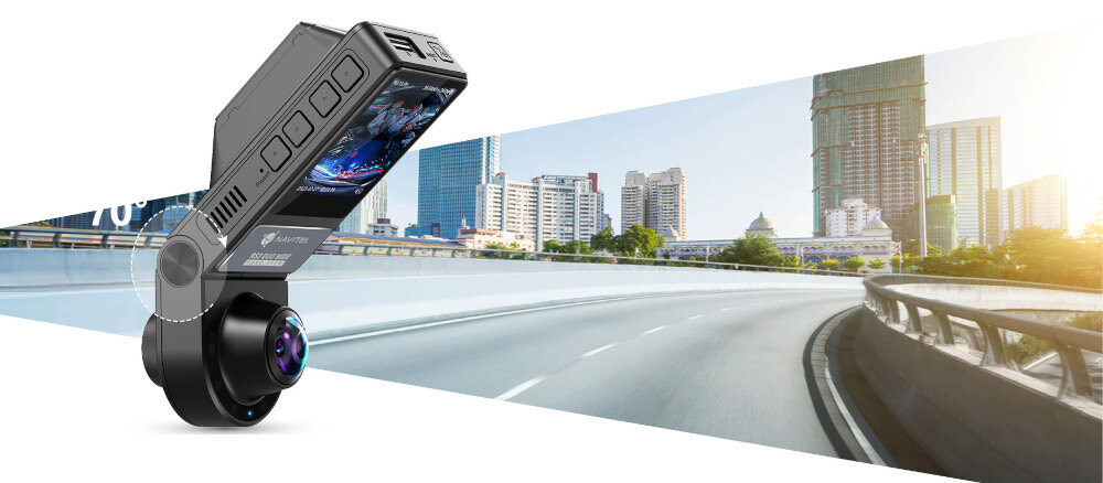 Wideorejestrator NAVITEL RS3 Duo Wide  - 70 stopni