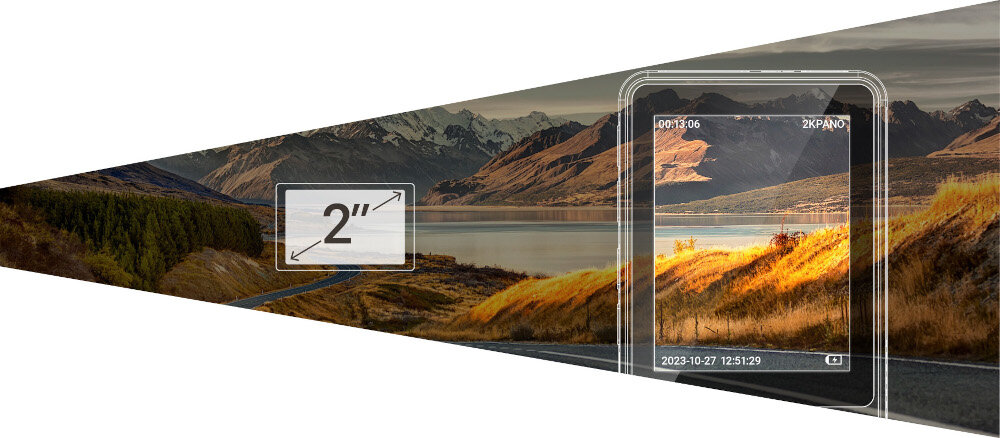 Wideorejestrator NAVITEL RS3 Duo Wide  - IPS