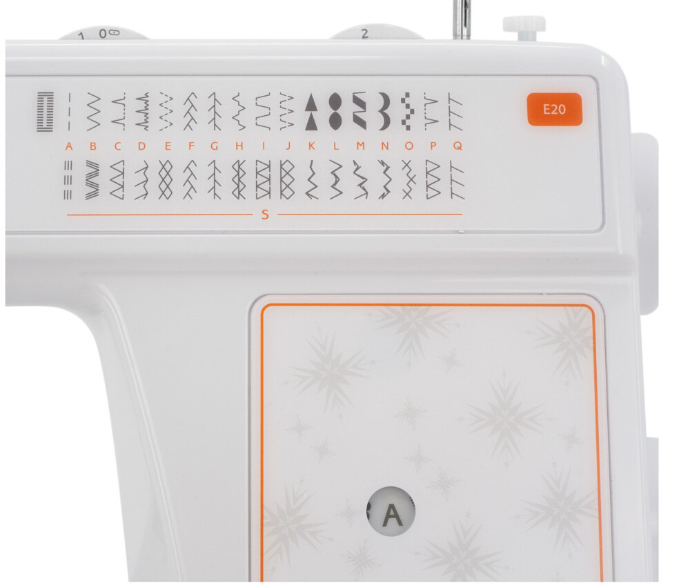 Maszyna do szycia HUSQVARNA Viking E20 programy szycia budowa mechaniczna