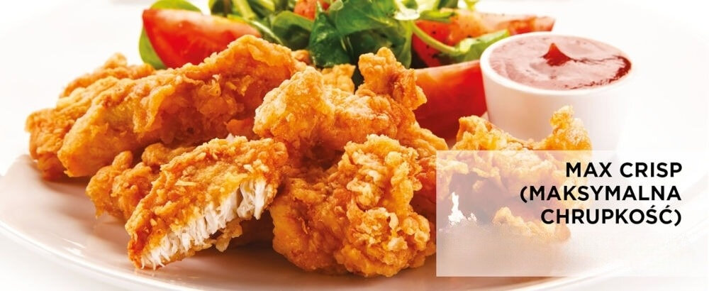 Air Fryer Frytkownica beztłuszczowa NINJA AF200EU z podwójnym koszem  nuggetsy mięso panierka warzywa czerwony sos jasne tło wszechstronna frytkownica smażenie beztłuszczowe pieczenie odgrzewanie przygotowywanie chrupiących dań 4 programy smażenie beztłuszczowe, MAX Crisp, pieczenie i odgrzewanie optymalne rezultaty program MAX Crisp (240°C) szybkie pieczenie bez rozmrażania złociste i chrupiące szybki, zdrowy i wygodny sposób na posiłki