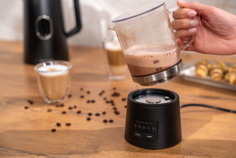 Spieniacz GOTZE & JENSEN MF800G technologia indukcyjna automatyczne wyłączenie