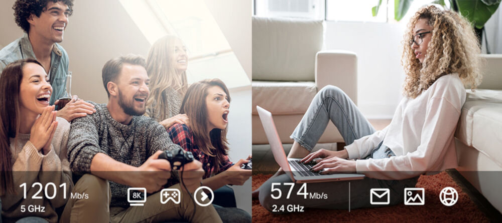 Karta sieciowa TP-LINK TX20U Plus dwupasmowe Wi-Fi 6, do 1800 mb/s, wydajne i niezawodne