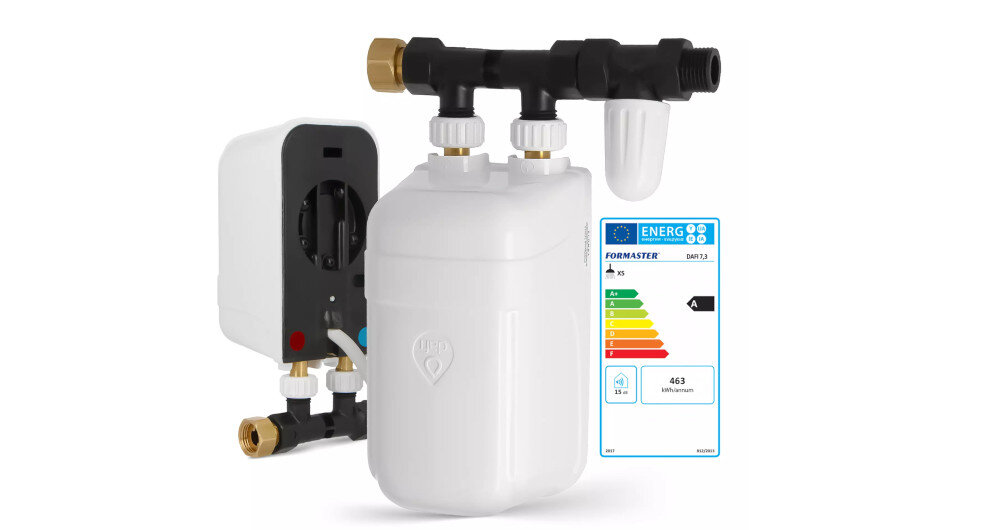 PRZEPŁYWOWY PODGRZEWACZ WODY DAFI 7.3 kW przyłączem (230V) Z PRZYŁĄCZEM Bezpieczeństwo ochrona eliminacja ryzyka wybuchu bez bakterii