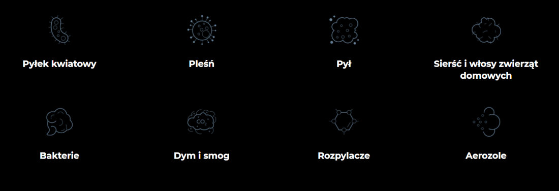 Oczyszczacz powietrza AENO AP3 skuteczne oczyszczaie lampa UV wydajny filtr wstepny