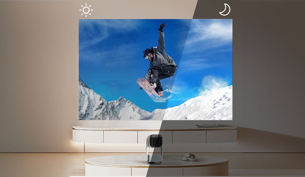 Projektor MANTA MultiVision Portable jasnosc