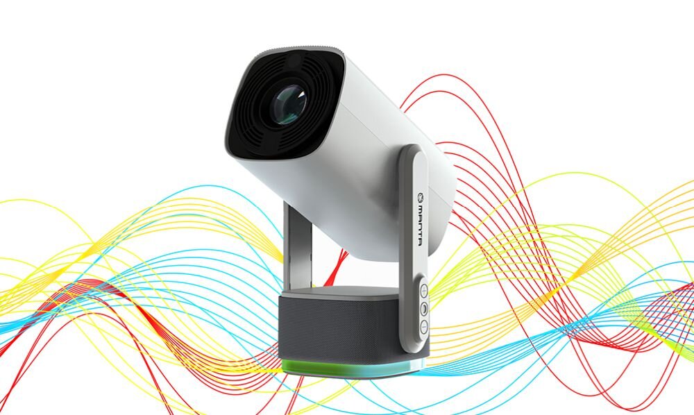 Projektor MANTA MultiVision Portable oswietlenie led regulacje kolor jasnosc efekty swietlne