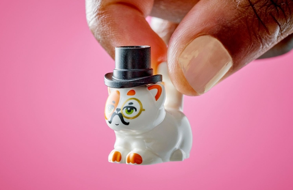 LEGO 42661 Friends Bal przebierańców z jednorożcem i wróżką Olly kot Churro Paisley koń Periwinkle Leo 