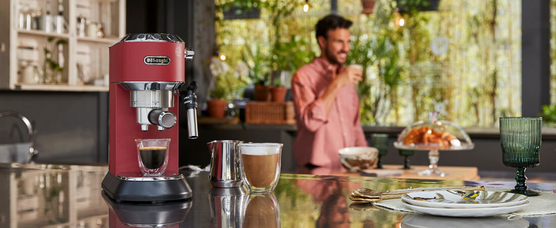 Ekspres DELONGHI Dedica Style EC685.W Nowoczesny system grzewczy system grzewczy Termoblok