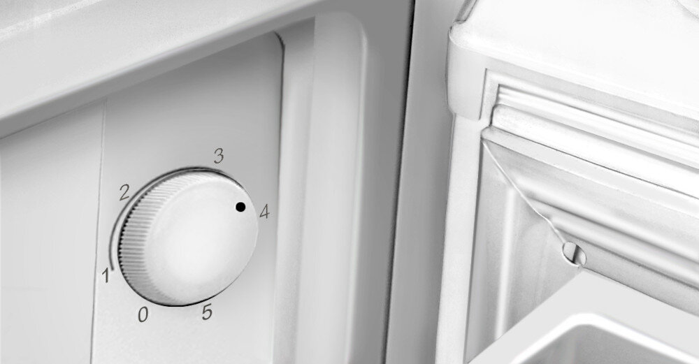 LODÓWKA LIN LI-BC55 pokrętło sterowanie Termostat ustawienia chłodzenie temperatura łatwe użytkowanie