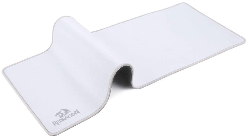 Podkładka REDRAGON P003W Suzaku subtelna biała kolorystyka powierzchnia dobrze komponuje się z różnorodnymi konfiguracjami sprzętu