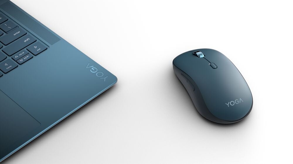 LENOVO Yoga - mysz obok laptopa