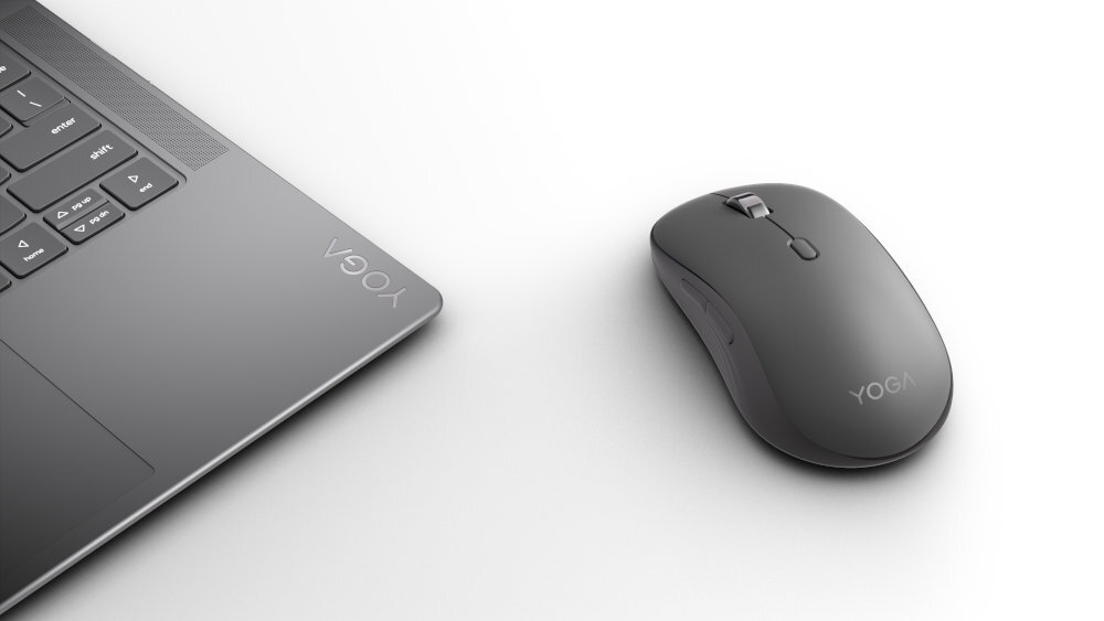 LENOVO Yoga - mysz obok laptopa