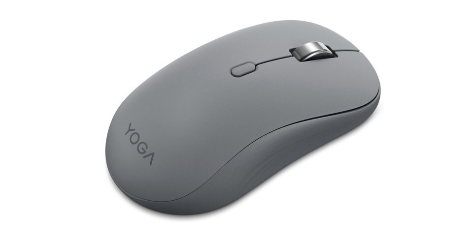 LENOVO Yoga LENOVO Yoga niskim poziomie hałasu przyciski o cichym kliknięciu - mysz pod kątem na białym tle