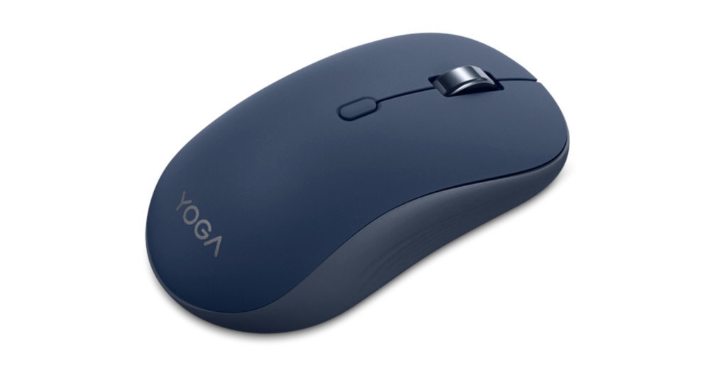 LENOVO Yoga LENOVO Yoga niskim poziomie hałasu przyciski o cichym kliknięciu - mysz pod kątem na białym tle