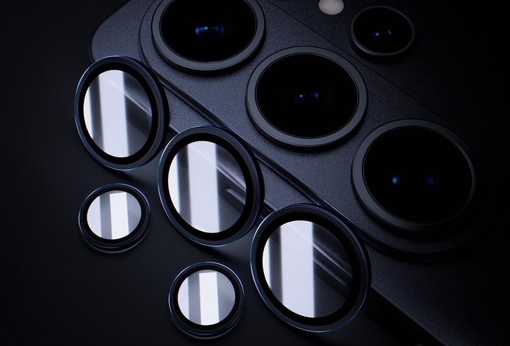 HARDY 3MK Lens Protection Pro HARDY Lens Protection Pro™ szkło na obiektywy smartfonów bez wpływu na jakość zdjęć, nagrań - szkło leżące przy obiektywie