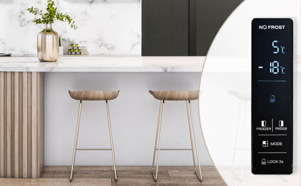 Lodówka MPM-563-SBS-14/N Side by Side No Frost 177cm Inox