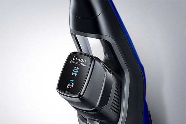 Samsung Bateria 21,6V. Nieprzerwana moc, dzięki wymiennej baterii Samsung Bateria 21,6V. Nieprzerwana moc, dzięki wymiennej baterii