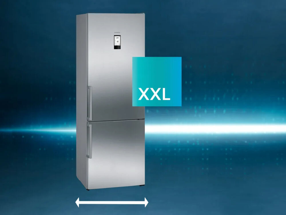 Lodówka SIEMENS KG49NSBBF No Frost 203cm Czarne szkło home connect wifi sterowanie