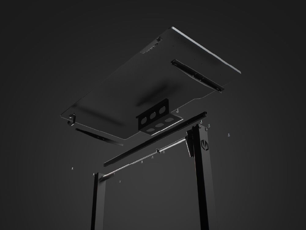 Biurko ENDORFY Atlas S Electric Czarny Elementy biurka Endorfy Atlas S Electric przygotowane do montażu prosty montaż Czytelna konstrukcja