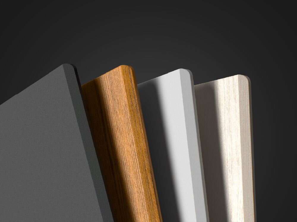 Biurko ENDORFY Atlas L Electric Jasne Drewno Różne warianty wykończenia blatu biurka z serii ENDORFY Atlas L Electric gładki front funkcjonalny charakter