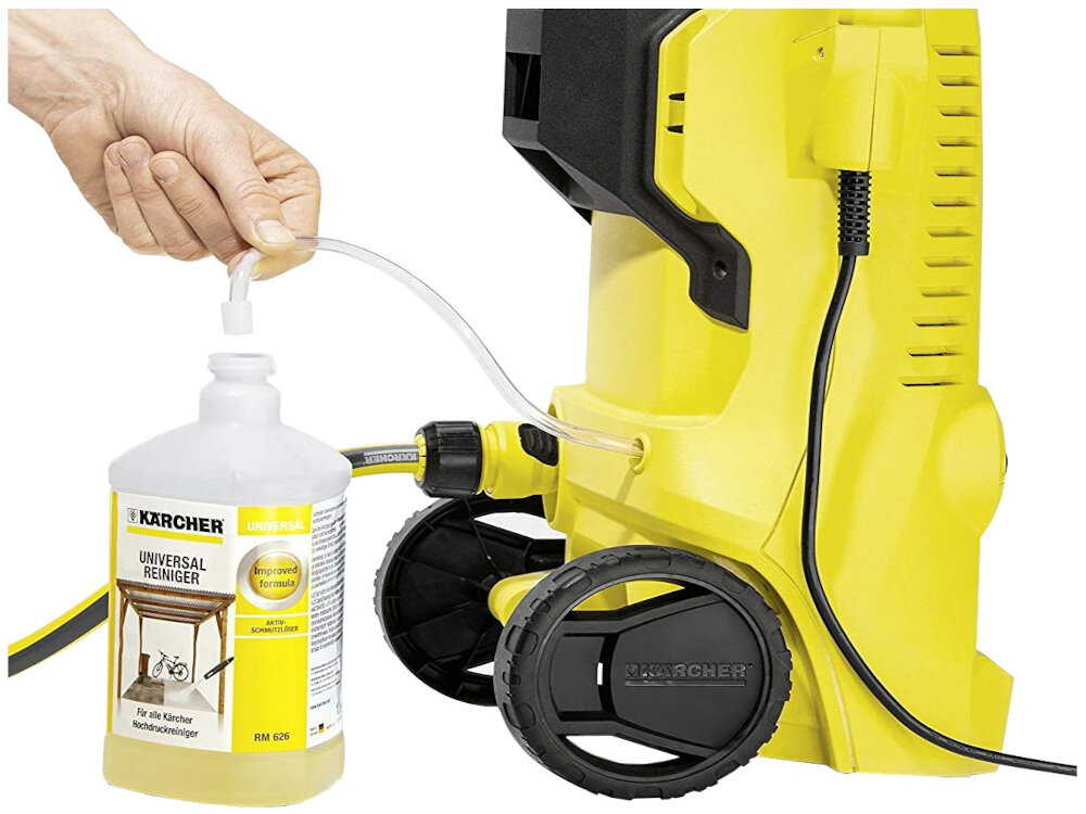 Myjka KARCHER K2 łatwe dozowanie płynów wężyka zasysającego