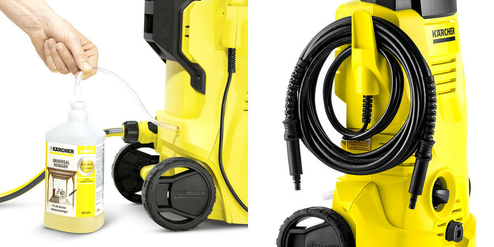 Myjka ciśnieniowa KARCHER K2 Home 1.673-240.0 hak przechowywanie