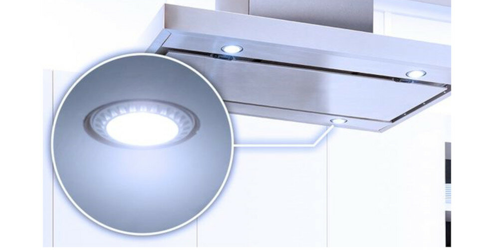 Okap BEKO HCA62541W LED oświetlenie energooszczędne