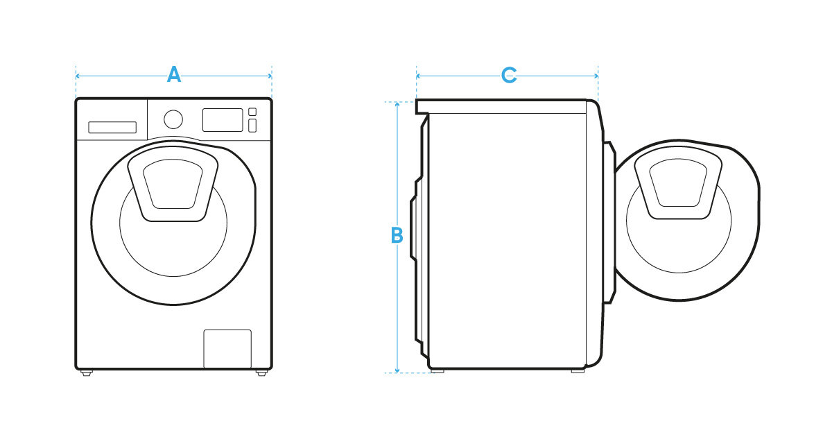 Samsung Rysunek Techniczny Add Wash