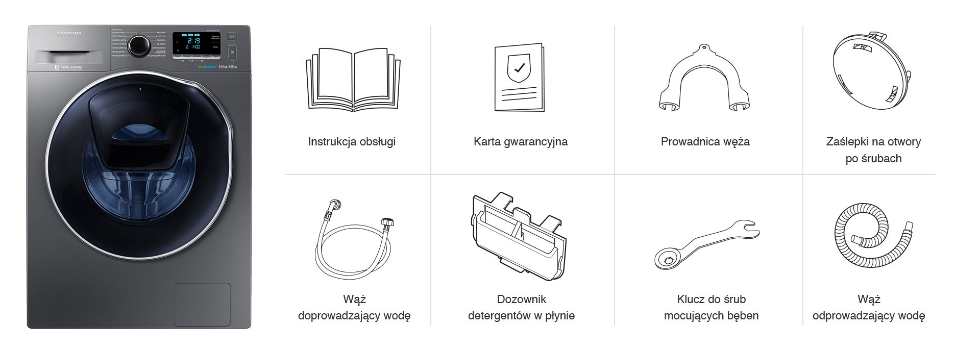 Samsung Wd90k6400ox W Opakowaniu 1920