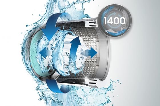 Samsung Max. prędkość wirowania 1400 (obr/min)