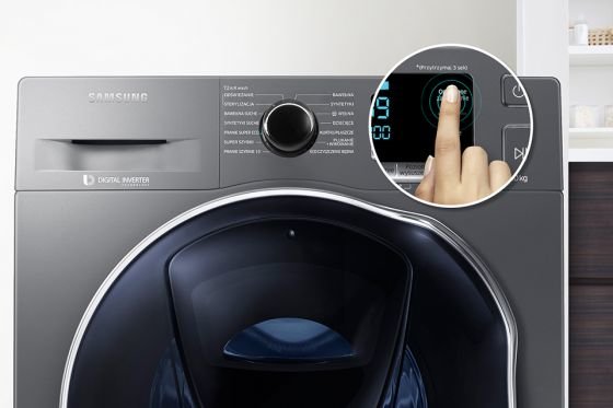 Samsung Wygodne rozwiązanie. Ustaw czas zakończenia prania
