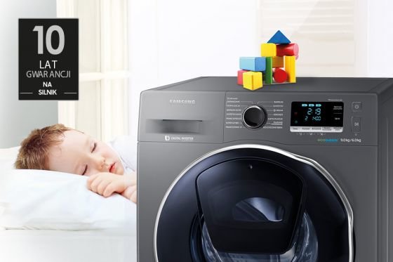 Samsung Silnik Digital Inverter. 10 lat gwarancji wytrzymałości