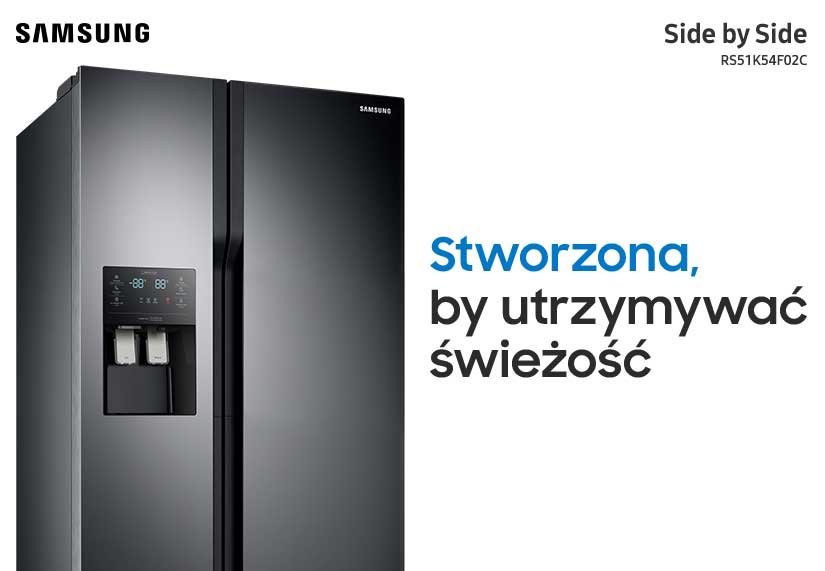 Lodówka Side by Side R551K54F02C: Stworzona, by utrzymywać świeżość