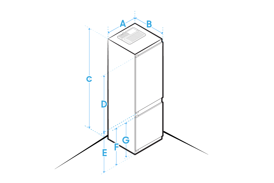 Samsung Wymiary lodówki