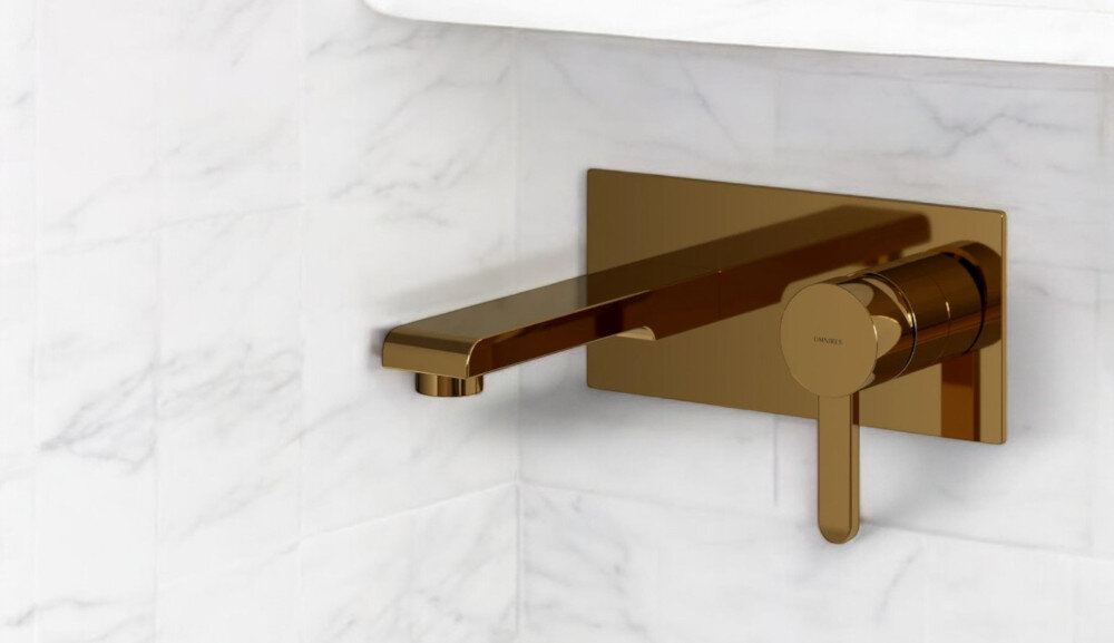 BATERIA WANNOWA OMNIRES DARLING DA5040 Bezproblemowa regulacja wysoka jakość głowica ceramiczna płynna regulacja strumienia intensywność temperatura wysoka jakość wysokogatunkowy mosiądź trwałość odporność na korozję klasa A wykończenie złoty elegancki wygląd łatwe czyszczenie unikalne wzornictwo elegancja styl architektonicze łuki wygląd kolor matowy dwustopniowy montaż