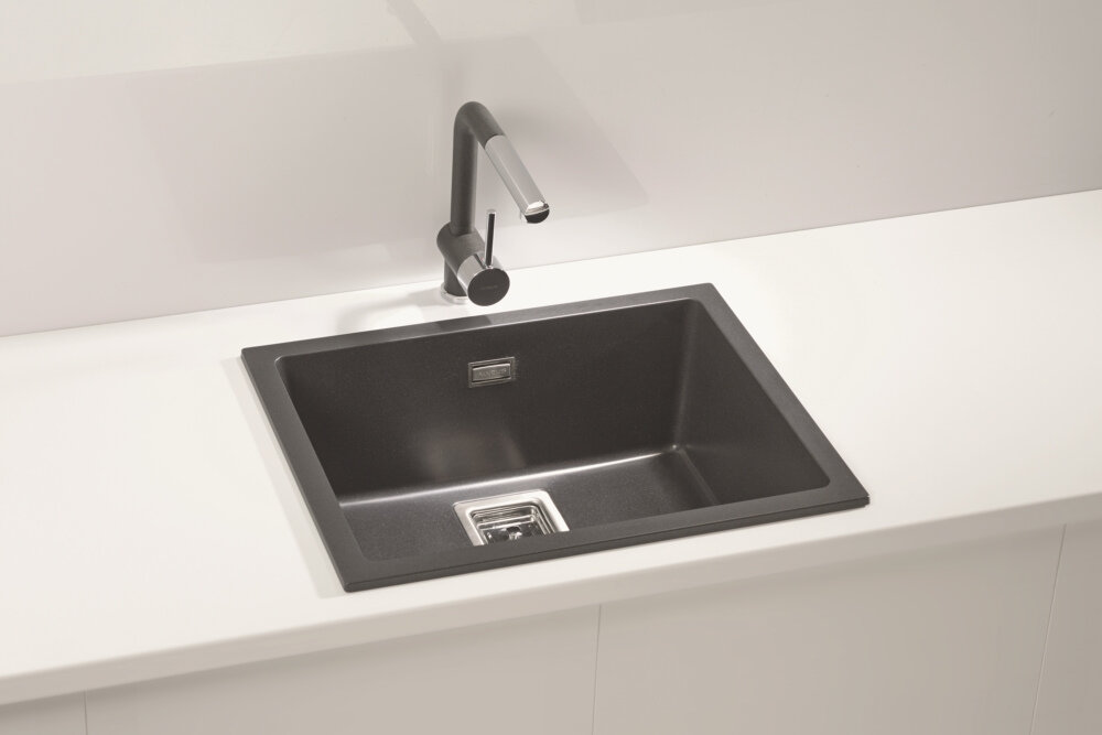 Zlewozmywak ALVEUS Quadrix 50 kol. 05 4605005 Twilight Kompaktowe wymiary średnica głębokość wysokość podbudowy funkcjonalny estetyczny przestrzeń użytkowanie prezentacja wygląd