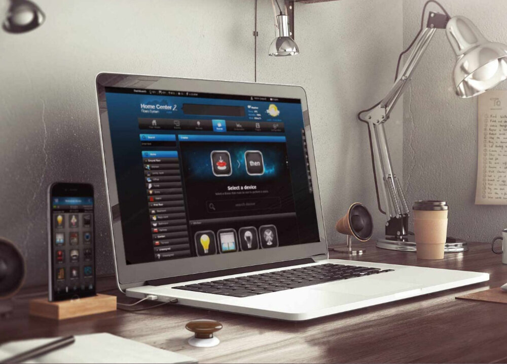 Kontroler FIBARO FGPB-101-1 ZW5 aktywator systemu alarmowego